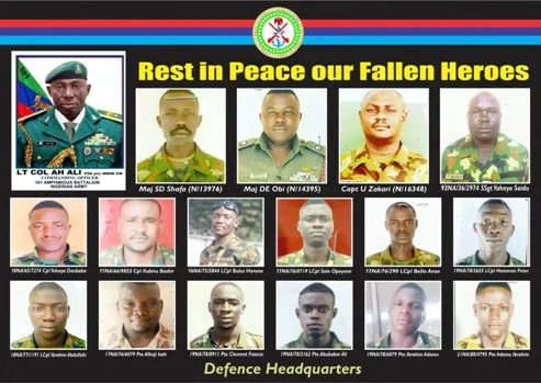 Defence Headquarter Releases Names, Photos Of Soldiers Killed In Delta Attack