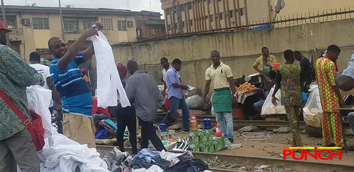 Lagos orders traders, beggars to vacate Agege rail tracks