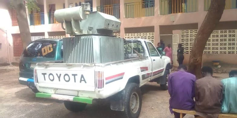Village Head, Lawmaker arrested, paraded by Police allegedly for stealing Community transformer
