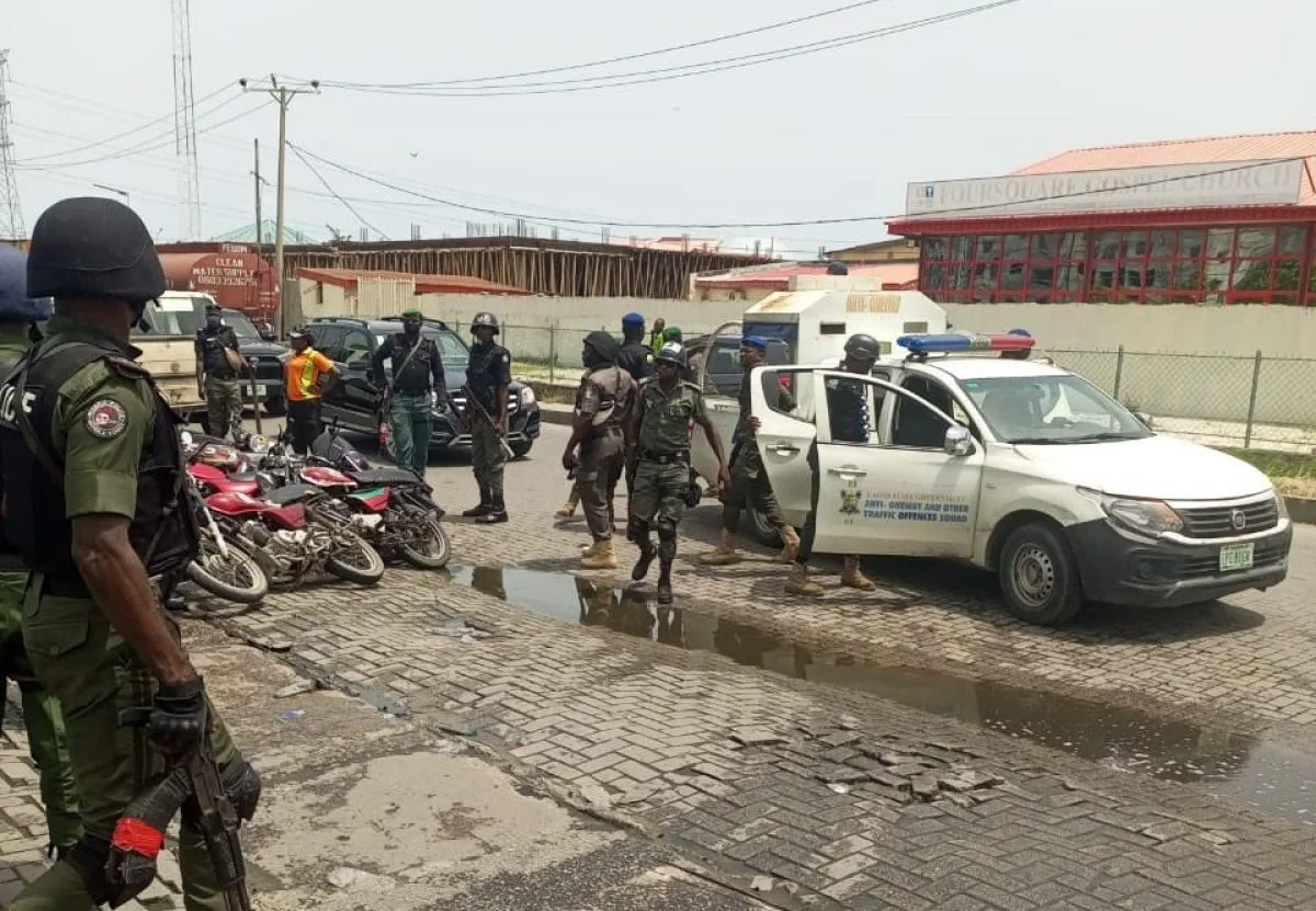 Lagos State Task Force Extorts Commercial Motor-cycle Riders