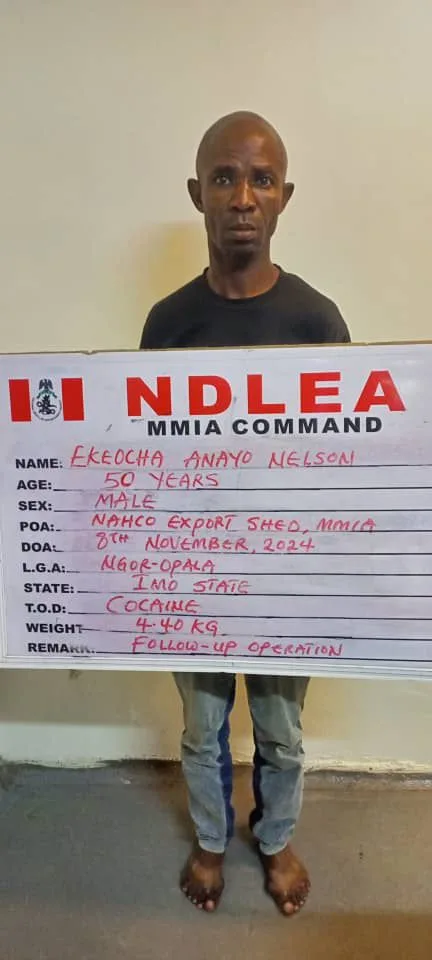 UK, Italy, Turkey, Qatar-bound cocaine, meth consignments intercepted in Lagos, Abuja