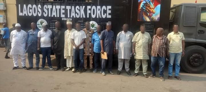 TASKFORCE ARRESTS TWELVE SUSPECTS FOR LAND GRABBING
