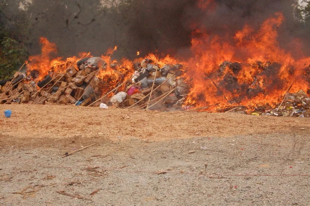 NDLEA destroys largest seizure of 1.6m kilograms illicit drugs seized in Lagos, Ogun, Oyo. Times have changed, we’re fully prepared to hold those who defy the law accountable, Marwa warns barons, traffickers