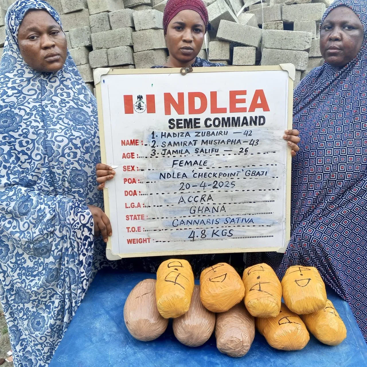 NDLEA raids Lagos hotel, recovers N1.042billion illicit drug consignments