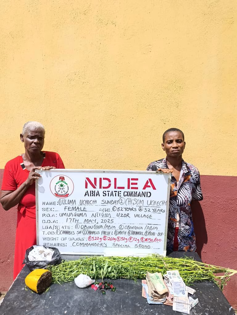 80-yr-old ex-convict, 82-yr-old grandma arrested as NDLEA intercepts N3.2bn opioids