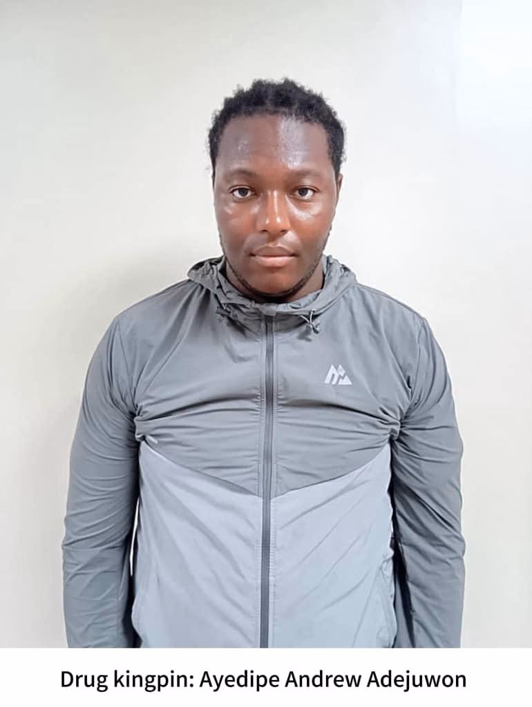 N6.5billion opioids intercepted in Lagos, Rivers ports as NDLEA nabs 2 British men