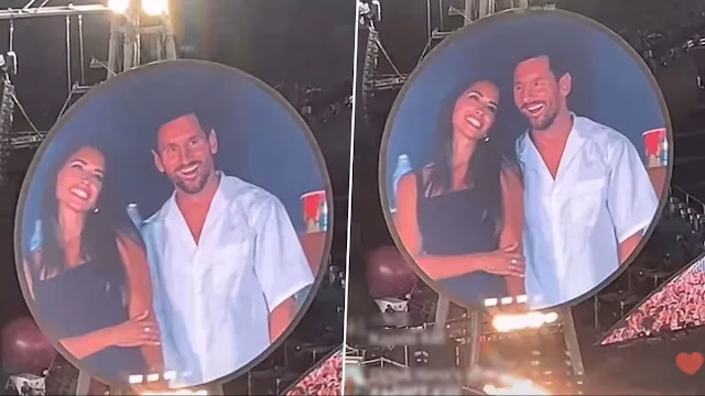 Lionel Messi and Wife Antonela Capture Hearts on Kiss Cam at Coldplay Concert in Miami