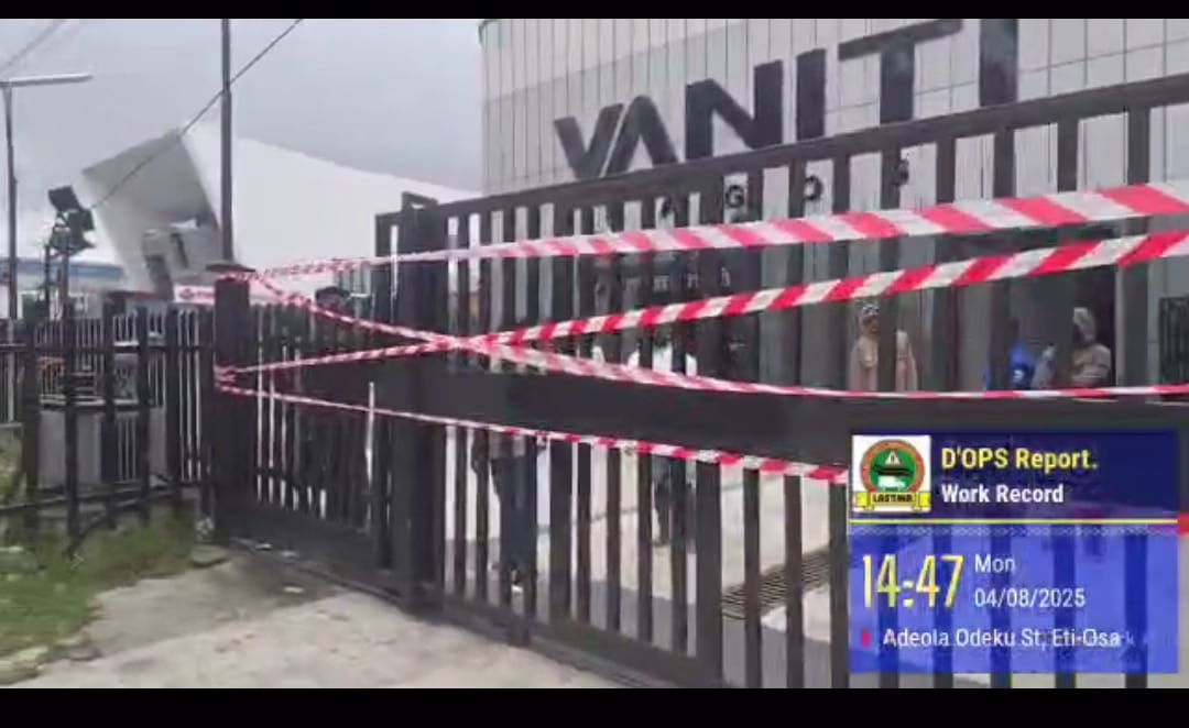 Lagos State Government Seals Vaniti Club House For Violations Of Traffic Regulations