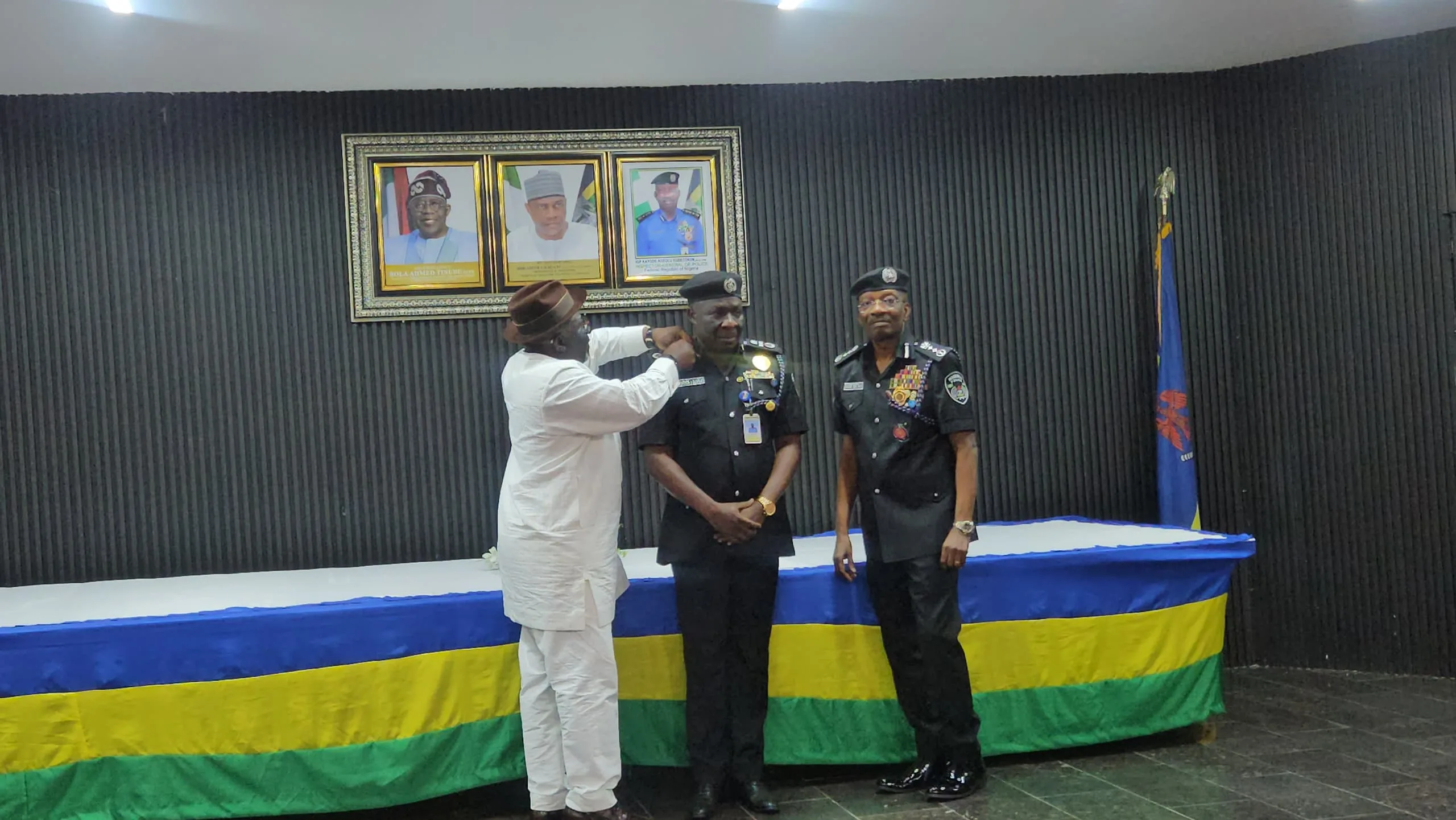 IGP Egbetokun Decorates Newly Promoted AIG Olufemi Abaniwonda